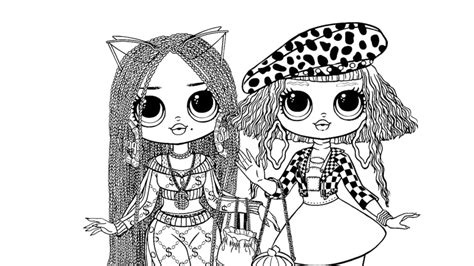 coloring pages lol omg print  popular dolls