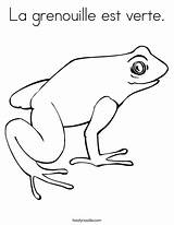 Coloring Verte Grenouille Est La Frog Favorites Login Add sketch template