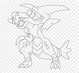 Garchomp Coloring Pages Pokemon Colouring Vhv sketch template