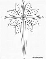 Star Bethlehem Coloring Christmas Pages Drawing Color Printable Sheet Religious Getdrawings Print Getcolorings sketch template