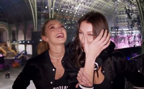 Gigi Hadid Cries As She Gushes Over Sister Bella Backstage At The