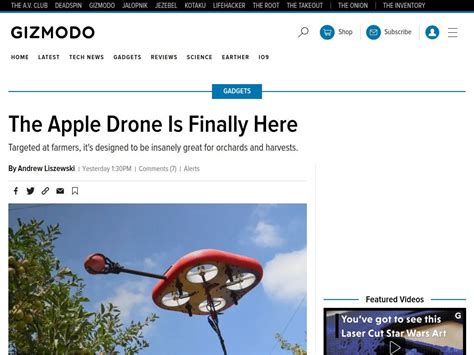 apple drone  finally   drone  picks apples  relation bonus clickbait points