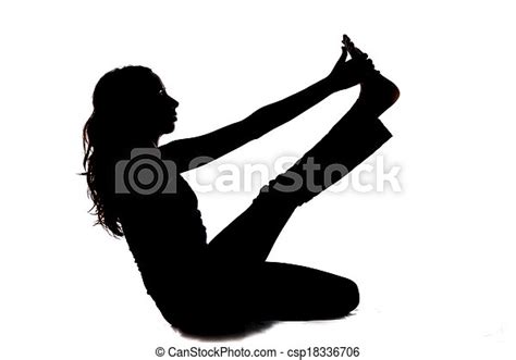 heron pose silhouette frau  heron pose  yoga series mit dem