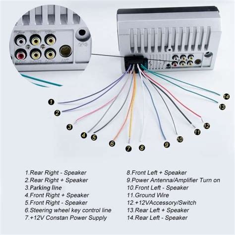 car mp player  wiring diagram