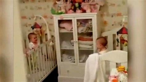 peekaboo twins video of molly and megan keher goes viral bbc news