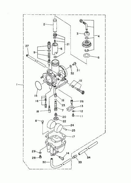 yamaha timberwolf  wd yfbfwh carburetor car wiring diagram