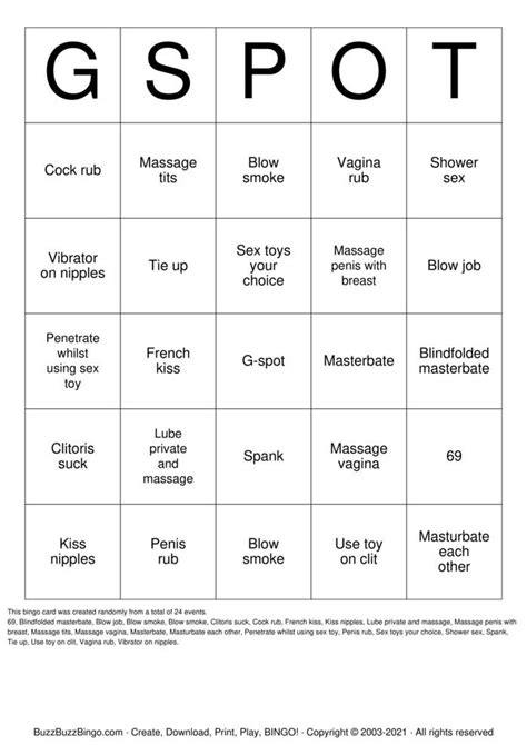 Sex Toy Bingo Bingo Cards To Download Print And Customize