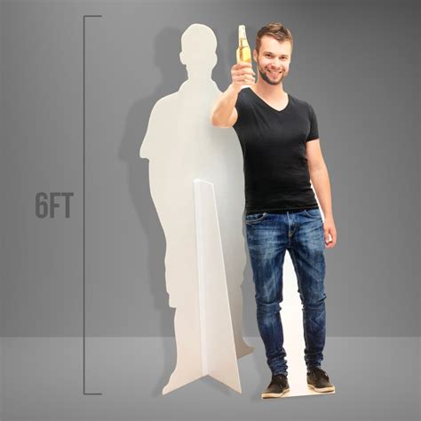 personalised life size cardboard cutout standees strut cards