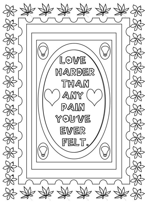 love quotes coloring pages  teenagers quote coloring pages love