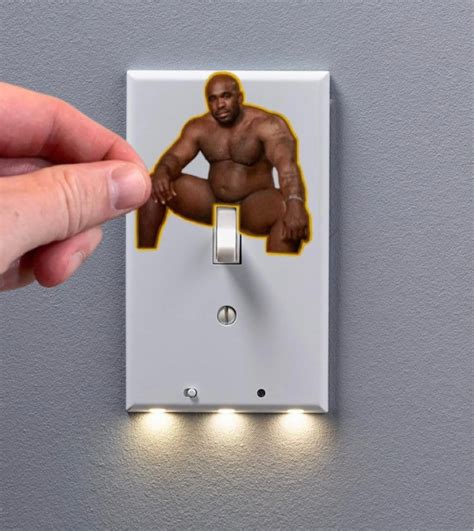 barry wood light switch sticker decal funny prank lol etsy uk