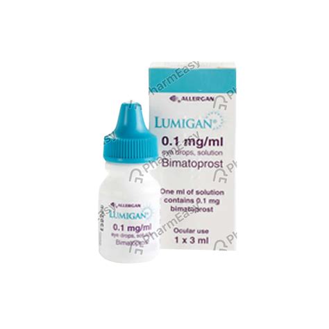 Lumigan 0 01 Eye Drops 3ml Uses Side Effects Dosage Composition