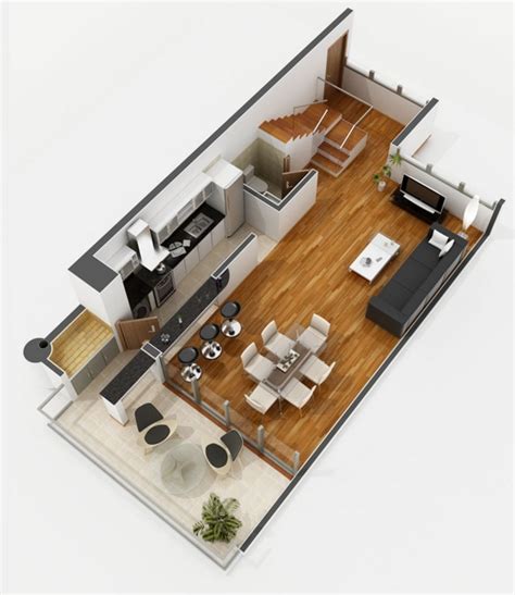 planos de apartamentos de  habitaciones