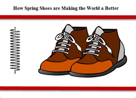 spring shoes  making  world   place