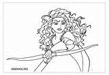 Merida Valente Desenho sketch template