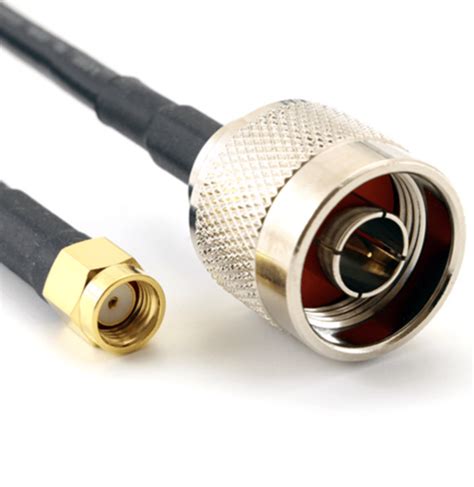 Coax Cable With Sma Rp Male To N Male Connector 50 Ohm