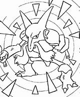 Pokemon Coloring Print Kadabra Popular sketch template