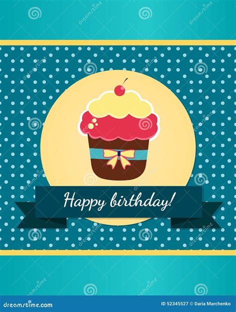 happy birthday card template stock vector illustration  graphic