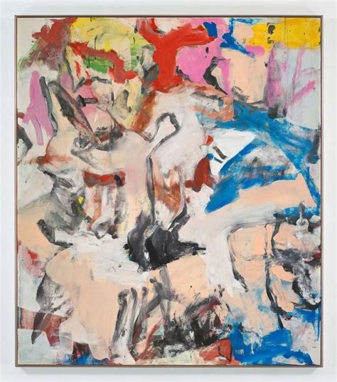 willem de koonings abstract painting sold   million usd  hk ensemblecc