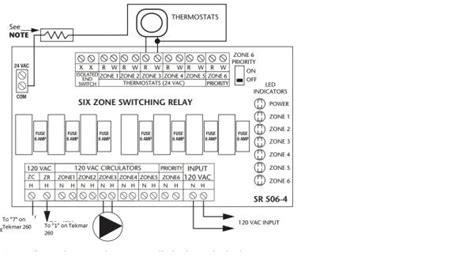 understanding wiring diagram tekmar  odr  taco sr relay heating