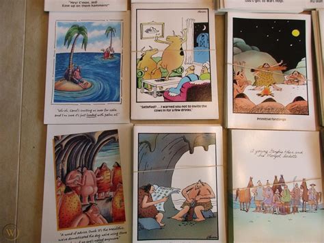 5 The Far Side Comics Lot Of 5 Vintage Birthday Cards Mint With