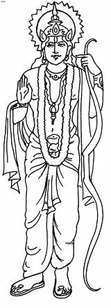 Ram Coloring Pages Navami Cards Choose Board sketch template