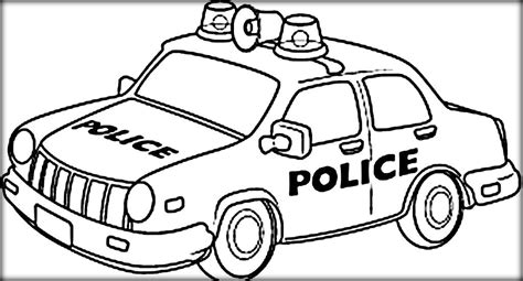 police car coloring pages printable  getdrawings