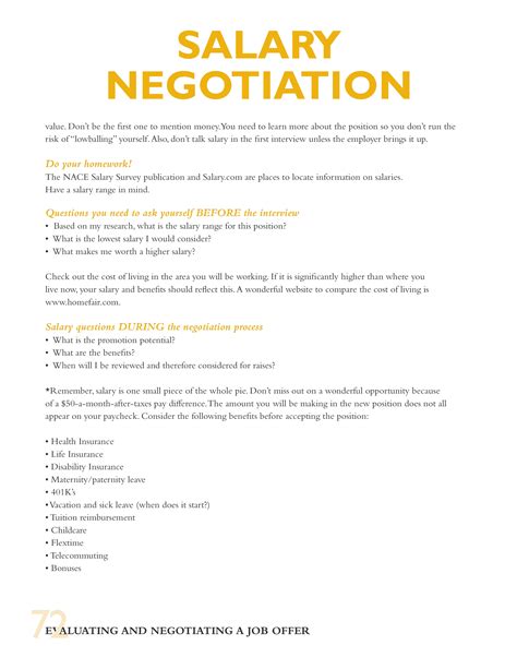 job offer salary negotiation letter sample