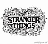 Stranger Coloringpagesonly sketch template