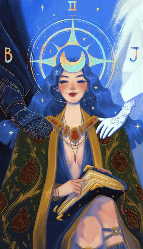 artstation  high priestess
