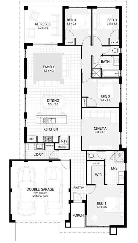 home single story floor plans small lot homes plans perth story original file pixels file