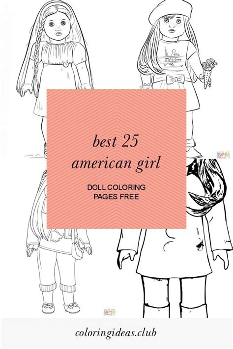 american girl doll coloring pages  american girl doll