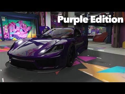 gta   custom crew color purple edition youtube