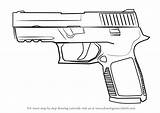 Glock Eagle Drawing Coloring Pages Sketch Template P250 sketch template