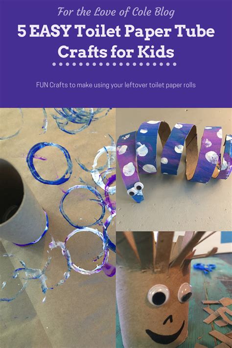 easy toilet paper tube crafts  kids