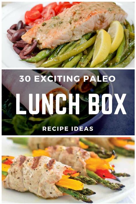 exciting paleo lunch box recipe ideas