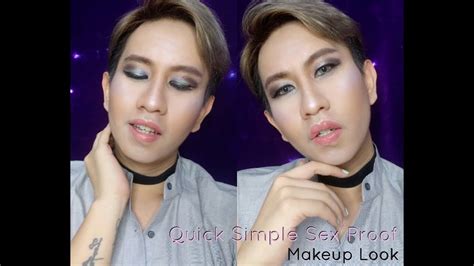 quick simple sex proof makeup look bahasa youtube