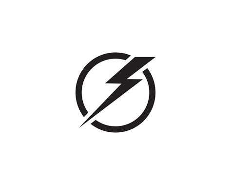 lightning logo icon  symbol  vector art  vecteezy