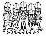 Coloring Steelers Pages Pittsburgh Getcolorings sketch template