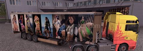 Free Download Ets2 Mods Sexy Girls Trailer V2