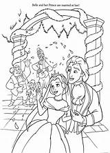 Coloring Pages Disney Wedding Beast Beauty Belle Coloriage La Et Bête Tumblr Princess Cinderella Coloringdisney Choose Board sketch template