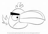 Angry Birds Hal Draw Drawing Step Learn sketch template