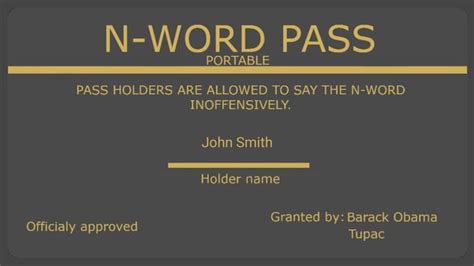 N Word Pass [portable] For Android Apk Download
