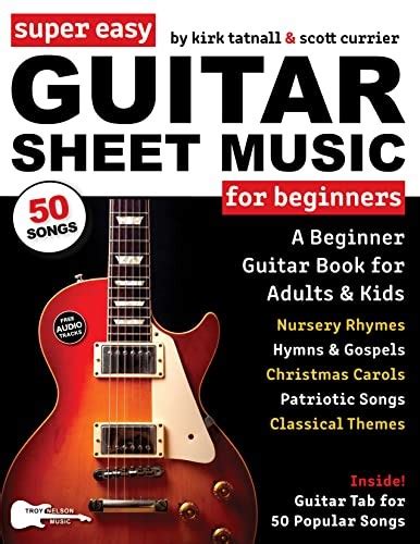 super easy guitar sheet   beginners kirk tatnall guitar