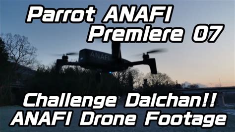 parrot anafi premiere  anafi drone footage youtube