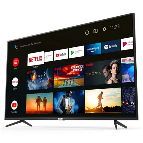 Tcl 55p615k 55 Slim 4k Ultra Hd Hdr Android Led Tv With Freeview Play