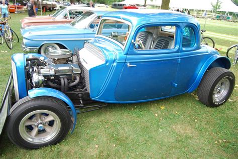 blue  ford coupe  change  good  hotrod hotline