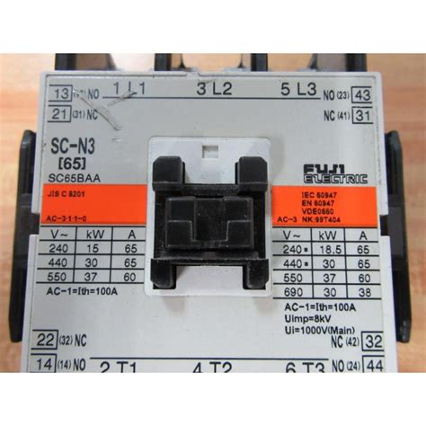 fuji electric sc  magnetic contactor scn   box mara industrial