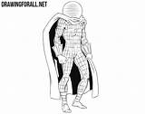 Mysterio Drawingforall sketch template