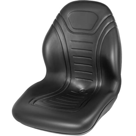buy vevor universal lawn tractor seat replacement compact high  mower seat black vinyl
