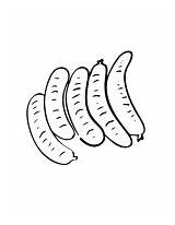 Sausages Allesl sketch template